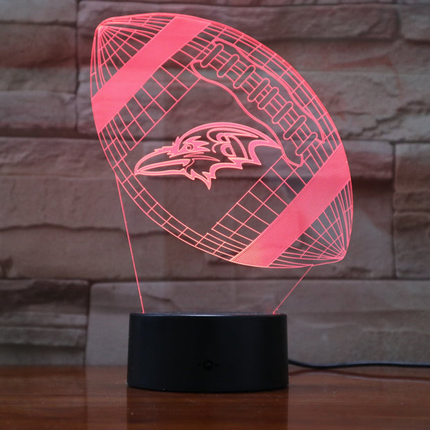 Ravens 3D Lamp