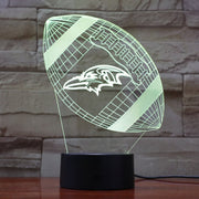 Ravens 3D Lamp