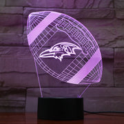 Ravens 3D Lamp