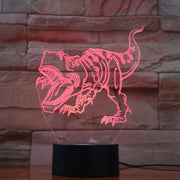 USB Dinosaur Lamp Novelty Touch Switch Desk LED Night Light 7 Colorful Table Acrylic Lampe Kids Christmas Toys Birth Gift 748