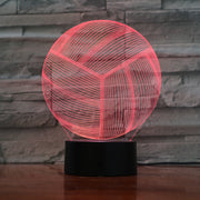 Volleyball 3D Lamp