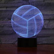 Volleyball 3D Lamp