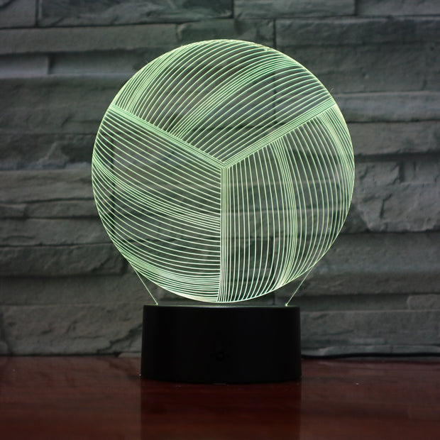 Volleyball 3D Lamp