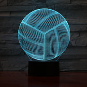 Volleyball 3D Lamp