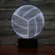 Volleyball 3D Lamp