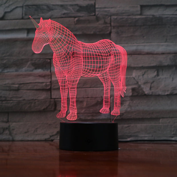 Unicorn 3D Lamp