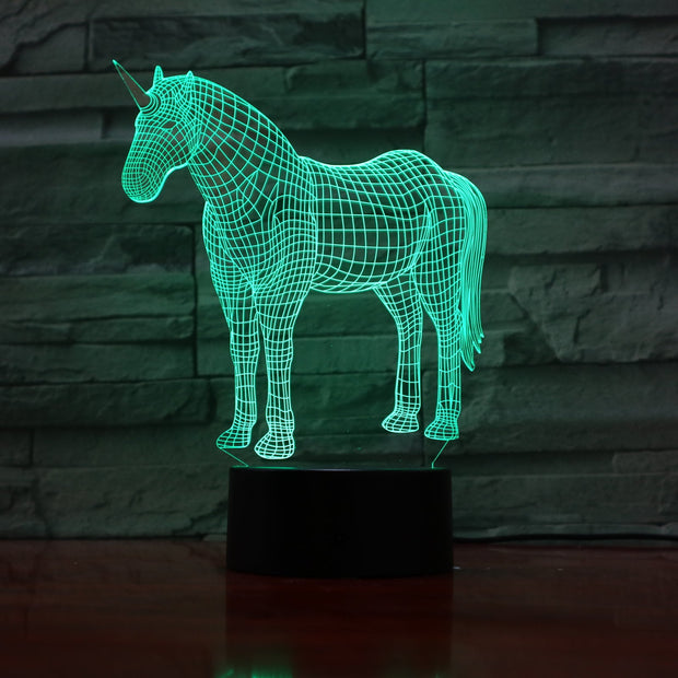 Unicorn 3D Lamp