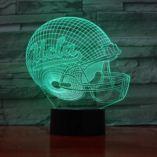 UCLA Football 3D Lamp