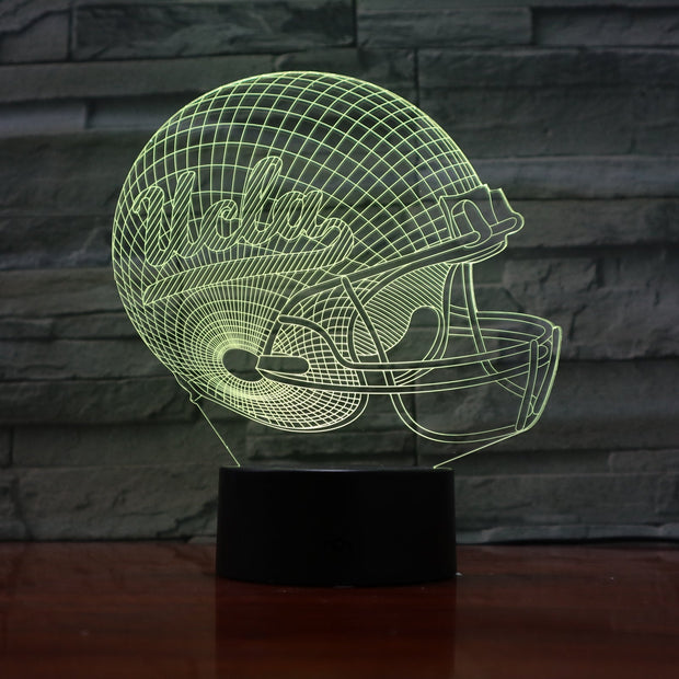 UCLA Football 3D Lamp