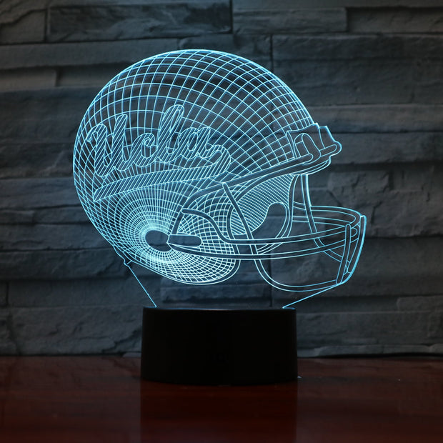 UCLA Football 3D Lamp