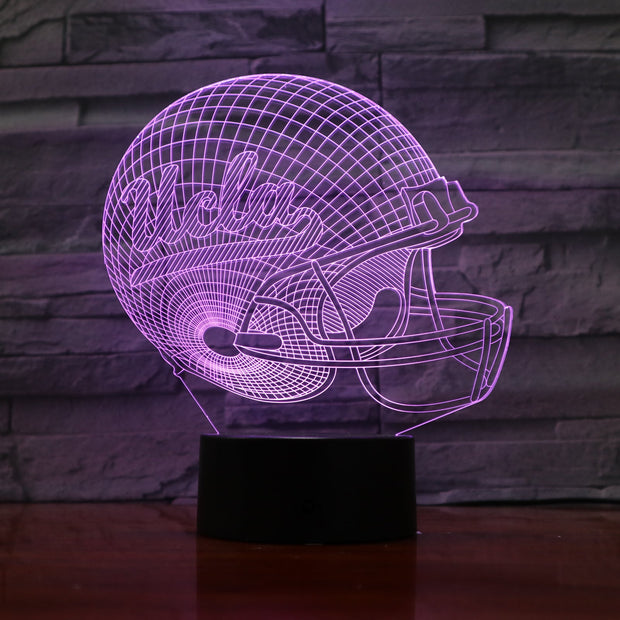 UCLA Football 3D Lamp