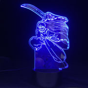 3d Led Lamp Anime Inuyasha for Bedroom Decorative Nightlight Birthday Gift Room Lamp Acrylic Led Night Light Inuyasha