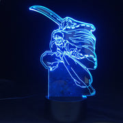 3d Led Lamp Anime Inuyasha for Bedroom Decorative Nightlight Birthday Gift Room Lamp Acrylic Led Night Light Inuyasha