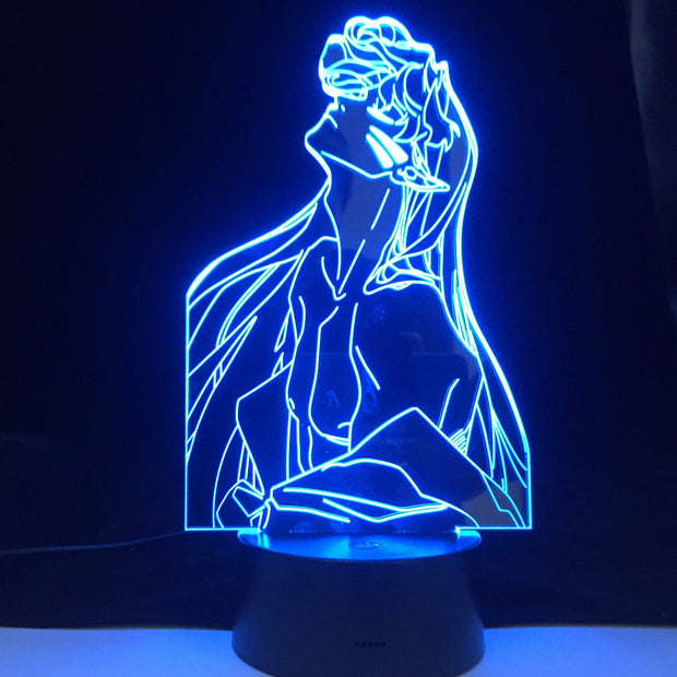 Anime Led Light Inuyasha Sesshomaru for Kids Bedroom Decor Night Light Brithday Gift Manga Inuyasha Room Desk 3d Lamp Acrylic