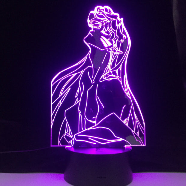 Anime Led Light Inuyasha Sesshomaru for Kids Bedroom Decor Night Light Brithday Gift Manga Inuyasha Room Desk 3d Lamp Acrylic