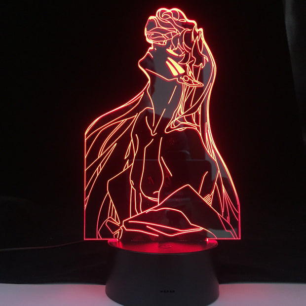 Anime Led Light Inuyasha Sesshomaru for Kids Bedroom Decor Night Light Brithday Gift Manga Inuyasha Room Desk 3d Lamp Acrylic
