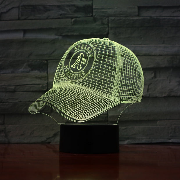 Athletics Cap 3D Lamp