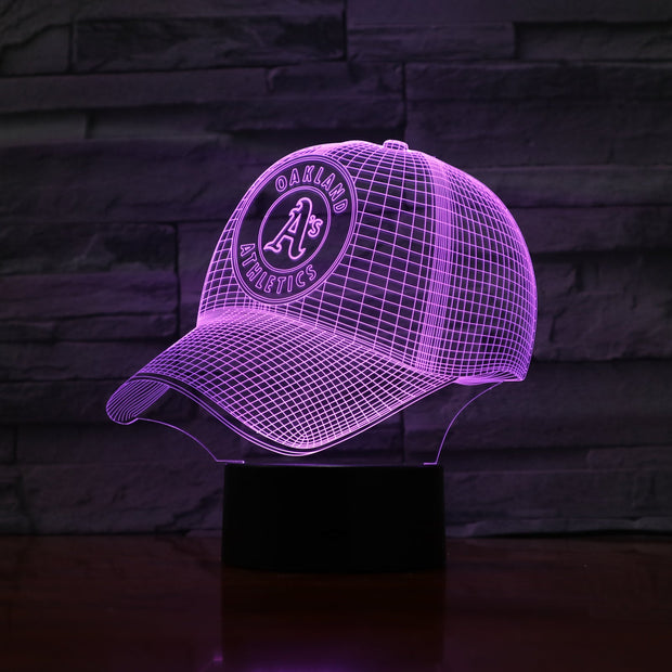 Athletics Cap 3D Lamp