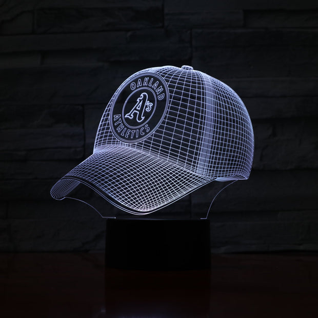 Athletics Cap 3D Lamp
