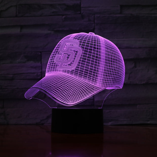 Padres Cap 3D Lamp