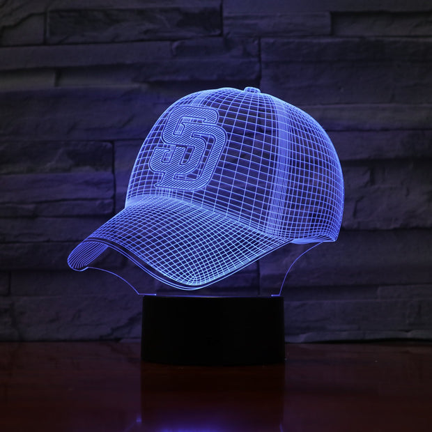 Padres Cap 3D Lamp