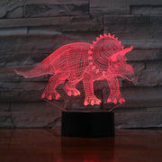 Triceratops 3D Lamp