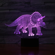 Triceratops 3D Lamp