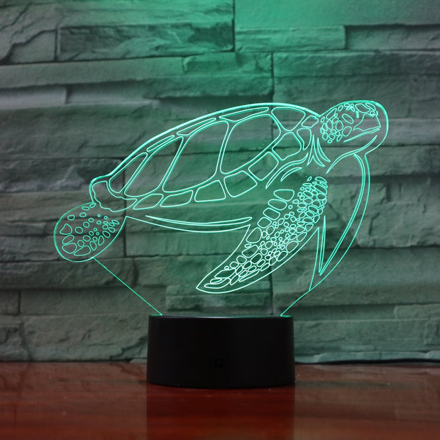Turtle 3D Lamp