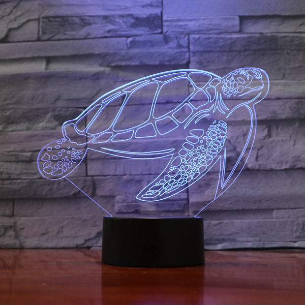 Turtle 3D Lamp