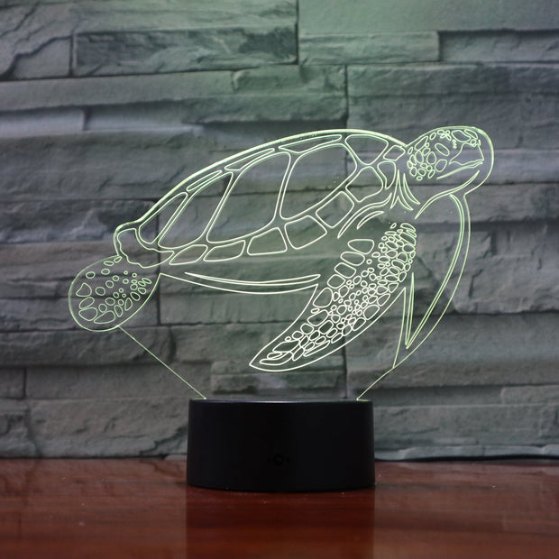 Turtle 3D Lamp