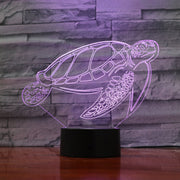 Turtle 3D Lamp