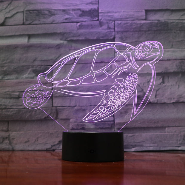 Turtle 3D Lamp