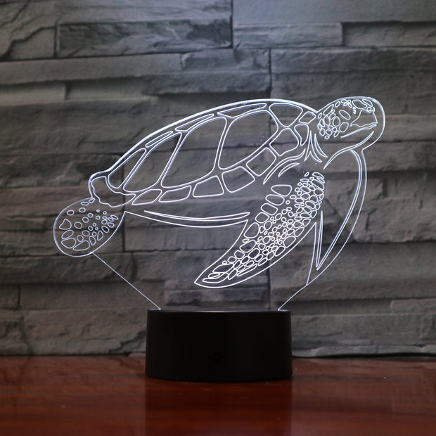 Turtle 3D Lamp