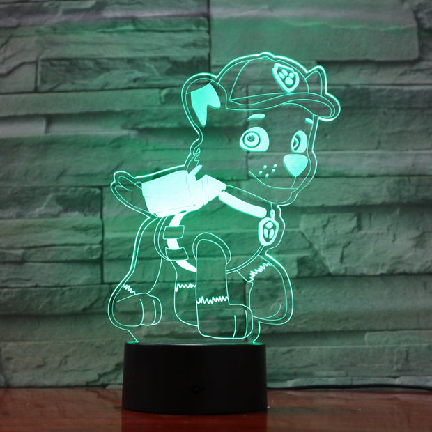 Paw Patrol 3D Lamp