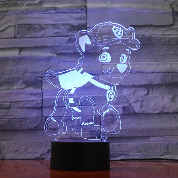 Paw Patrol 3D Lamp