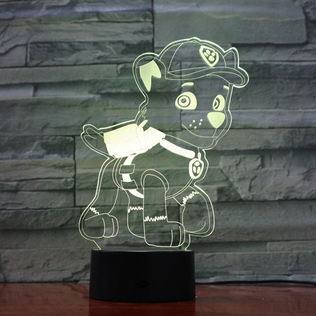 Paw Patrol 3D Lamp