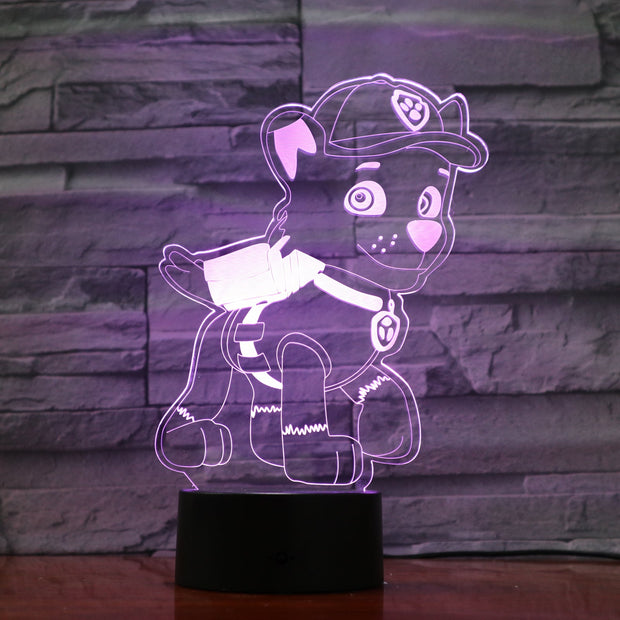 Paw Patrol 3D Lamp