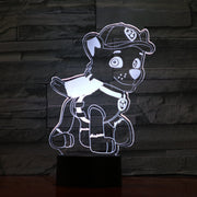 Paw Patrol 3D Lamp