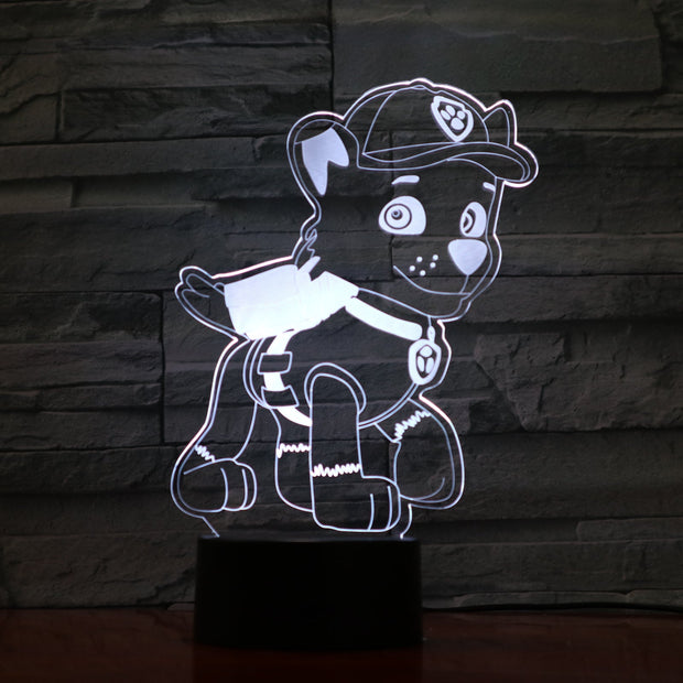 Paw Patrol 3D Lamp