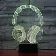 Headphones 3D Lamp