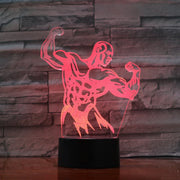 Bodybuilder 3D Lamp