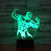 Bodybuilder 3D Lamp