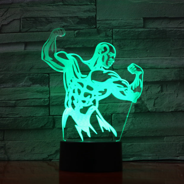 Bodybuilder 3D Lamp