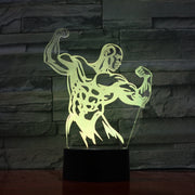 Bodybuilder 3D Lamp