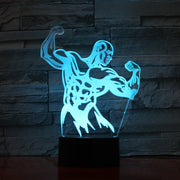 Bodybuilder 3D Lamp