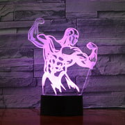 Bodybuilder 3D Lamp