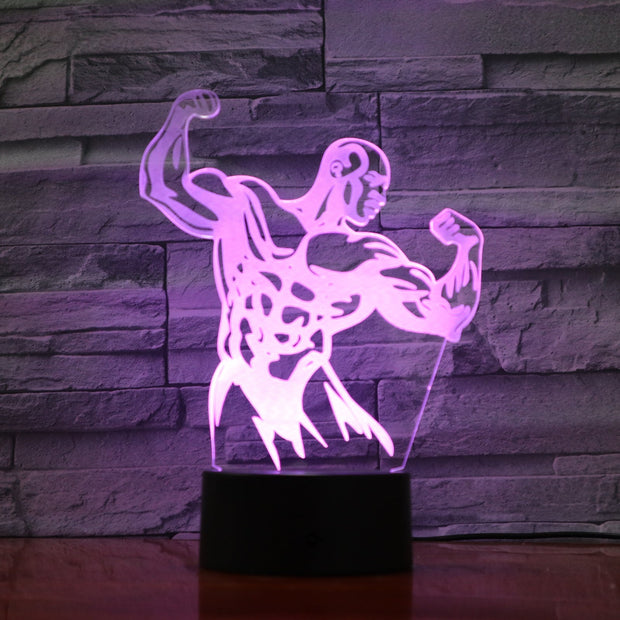 Bodybuilder 3D Lamp
