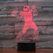 Quarterback 3D Lamp