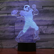 Quarterback 3D Lamp