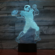 Quarterback 3D Lamp